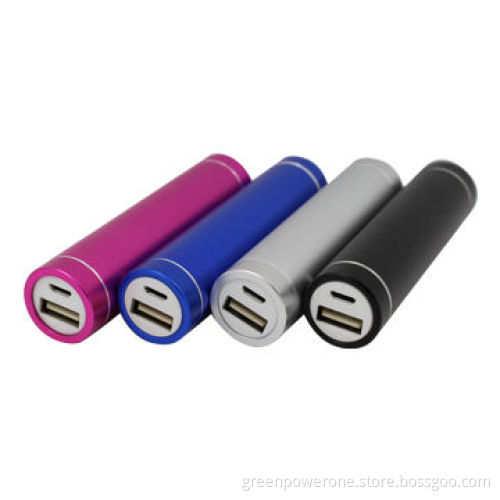 Cylinder Mobile Phone 2,600mAh Portable Power BankNew